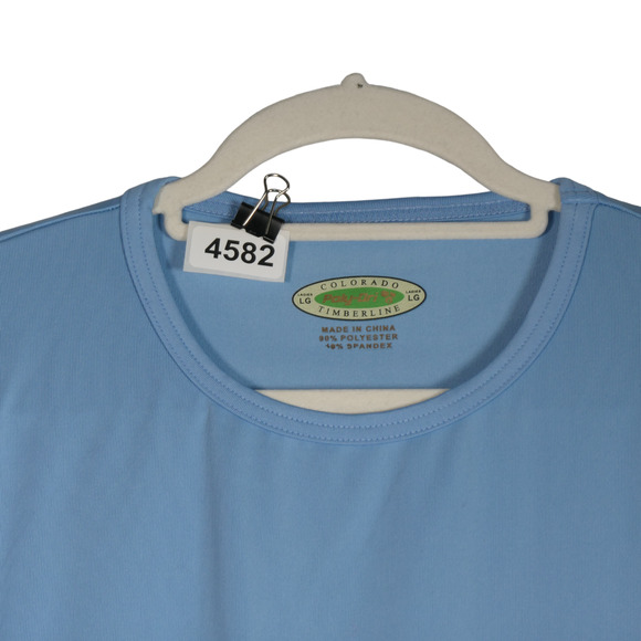 Colorado Timberline Performance Top Womens Large Blue T Shirt Tee Active - Picture 6 of 7
